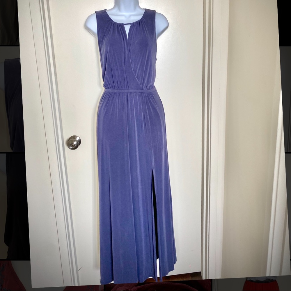 Moulinette Soeurs. Long Maxi Dress. Azure blue.